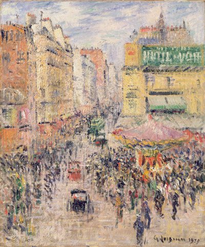 La Rue de Clignancourt, 1925 - Gustave Loiseau